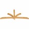 Ekena Millwork Davenport Rough Sawn Timber Gable Bracket, Western Red Cedar, 96"W x 44"H x 4"D x 4"F, 11/12 Pitch GBW096X44X0404DAV00RWR - alternate 4